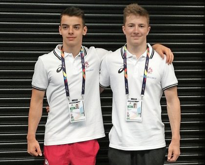 Dominic Tamsel (links) und Tim Randegger überzeugten an den Europameisterschaften in Glasgow.